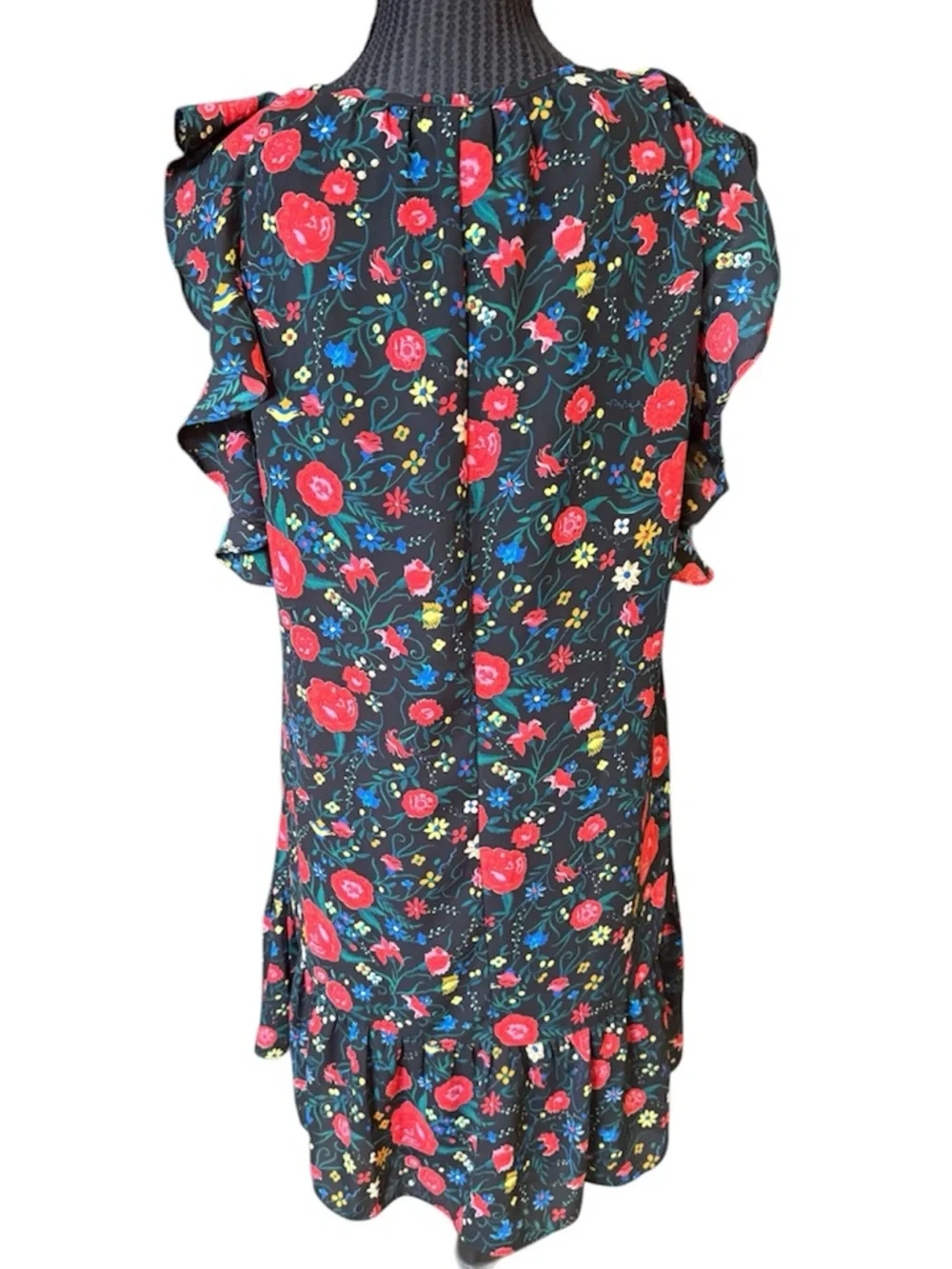 J.Crew Printed flutter dress